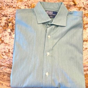 Green long sleeve dress shirt